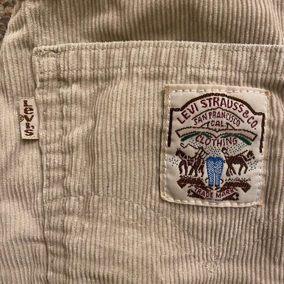 Vintage Corduroy Levi Jeans - Picture 2 of 2